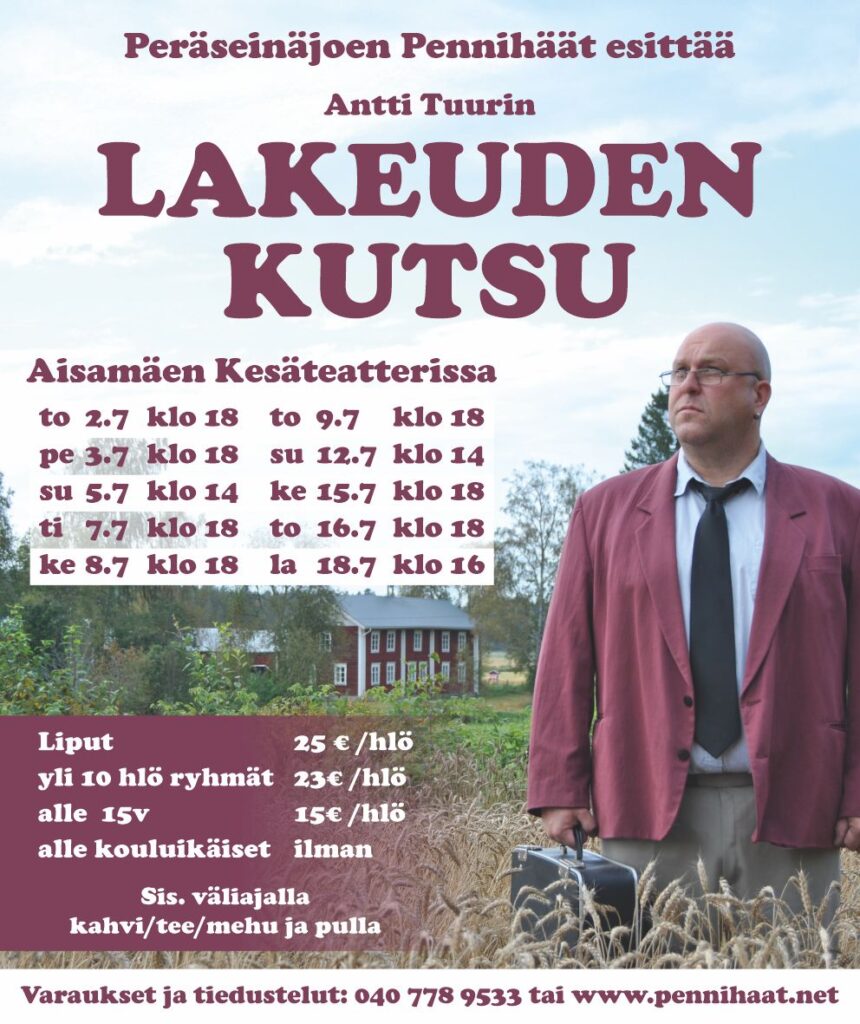 Lakeuden Kutsu Aisamäen kesäteatteri 2026