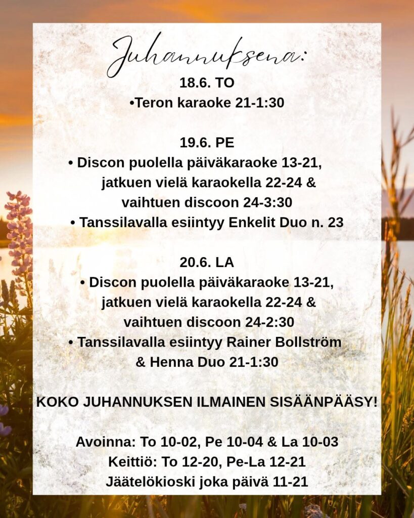 Kalajärven juhannus 2026
