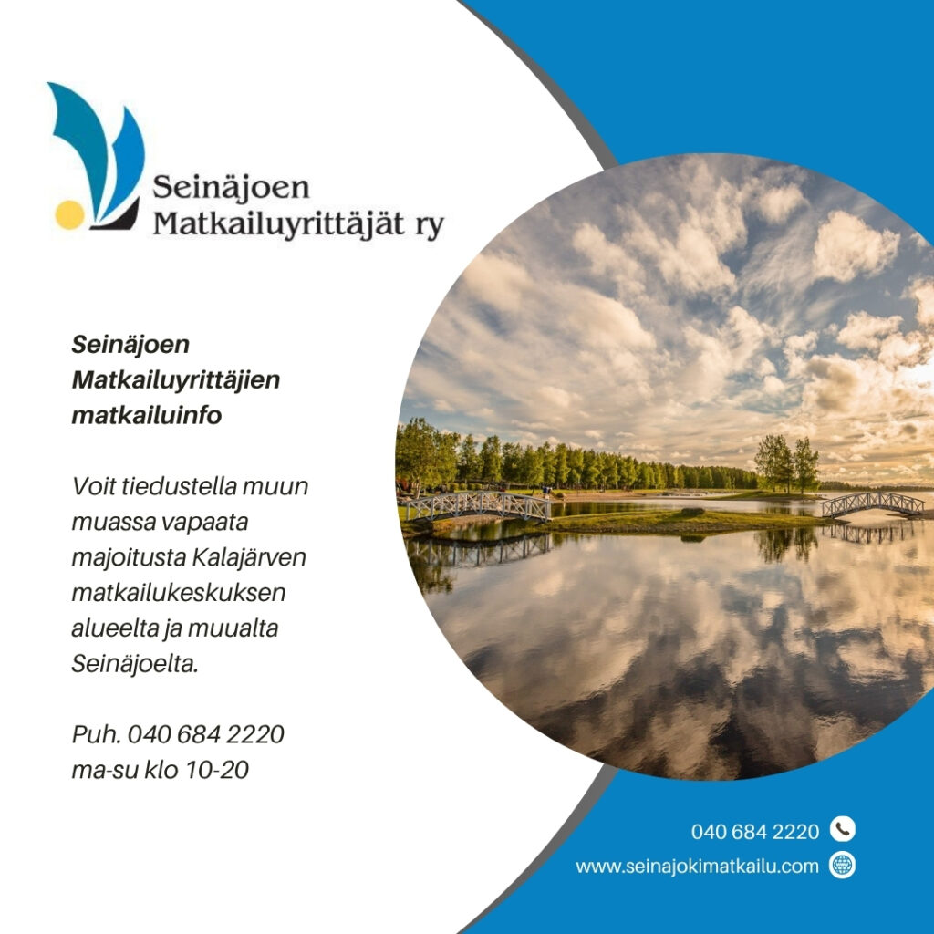 Seinäjoen matkailuyrittäjien matkailuinfo.